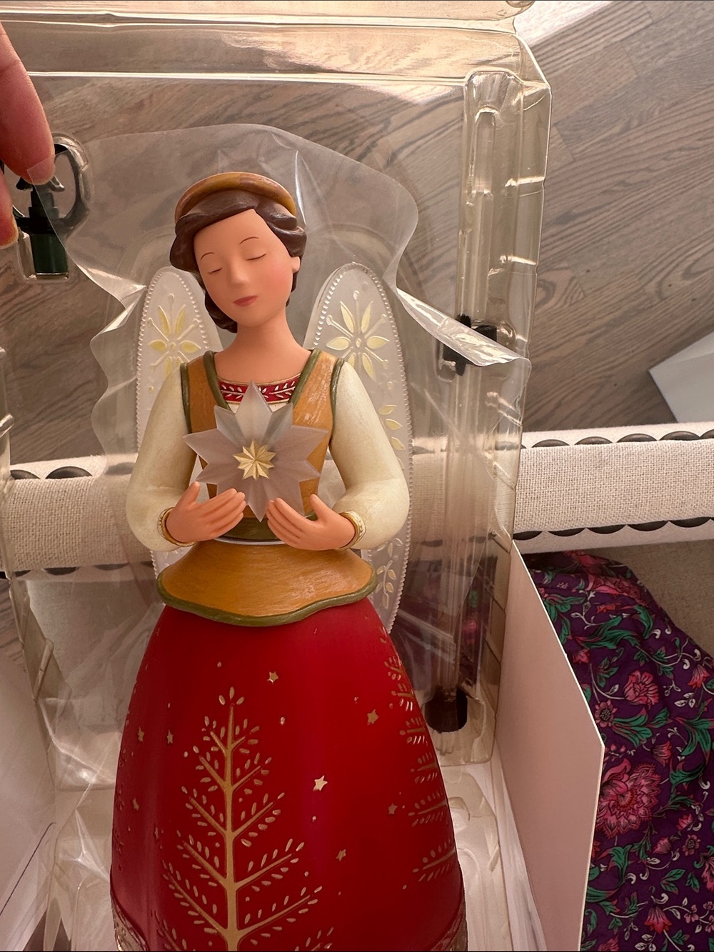 Handcrafted Angel Tree Topper - Picture 3 of 10